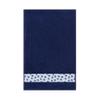 ZWOLTEX Kids’ Towel Set, 4 Pieces, 30 x 50 cm, Egyptian Cotton, Berries/Dark Blue view 1