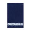 ZWOLTEX Kids’ Towel Set, 4 Pieces, 30 x 50 cm, Egyptian Cotton, Berries/Dark Blue view 2