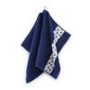 ZWOLTEX Kids’ Towel Set, 4 Pieces, 30 x 50 cm, Egyptian Cotton, Berries/Dark Blue view 3