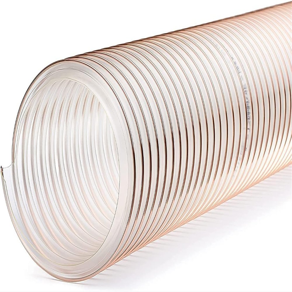 Transparent Suction Hose, 100 mm ID, 2.5 m