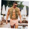 Beer Belt Holder, 1 Pc., Khaki Oxford, for Men and Women view 4