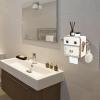 Wall-Mounted Toilet Paper Holder with Suction Cup view 2