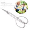 210 mm Bonsai Scissors, Professional Stainless Steel Pruning Shears for Flowers and Garden Plants, Silver view 2