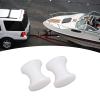 Yctze Marine Boat Trailer Nylon Bow Roller for Yachts, Lifeboats, and Motorboats, 8 mm Hole, White view 3