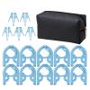 Foldable Travel Hangers, 10-Pack with Clips and Storage Bag view 1