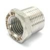 UYCUODLUY 3/8" NPT Male to 1/4" NPT Female 304 Stainless Steel Reducing Bushing, Forged, 3000 PSI view 1
