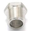 UYCUODLUY 3/8" NPT Male to 1/4" NPT Female 304 Stainless Steel Reducing Bushing, Forged, 3000 PSI view 3