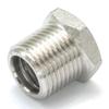 UYCUODLUY 3/8" NPT Male to 1/4" NPT Female 304 Stainless Steel Reducing Bushing, Forged, 3000 PSI view 4