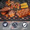 Hiorucet Cast Iron Grill Grates for Pit Boss 700 Series Pellet Grills, PB700S, PB700SC, PB700D, PB700R1, PB700, Cuisinart CPG-700 and Louisiana LG700, CS450 view 4