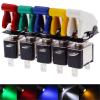 ONECMN Illuminated Aircraft Missile-Style Rocker Switch, 12 V, 20 A, Dark Yellow view 3