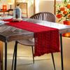 FRINZA Elegant and Luxurious Table Runner, Nordic Tablecloth, Coffee/Tea Table, Dining Table Decor, Fabric, Hotel Room, Bed Decor, Towel (K, 33–200 cm) view 1