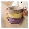 Bamboo Sea Fruit Bowl and Draining Basket, Green view 4