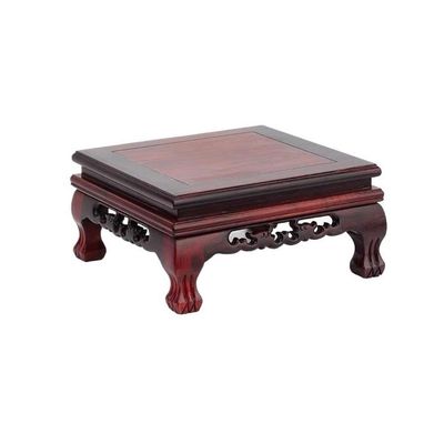 Lijiaxiuyc-101 Square Hollow Bonsai Base and Display Stand, Medium
