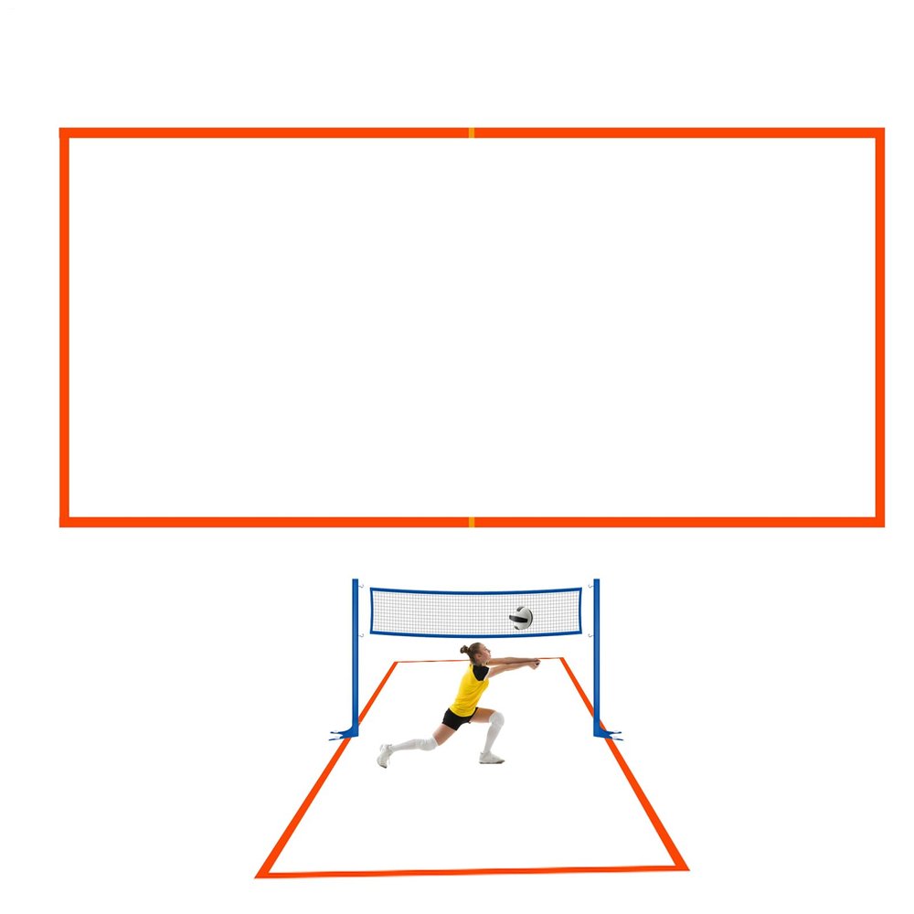 Beach Volleyball Boundary Lines | Reinforced, Reusable Sand Court Markers