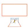 Beach Volleyball Boundary Lines | Reinforced, Reusable Sand Court Markers view 1