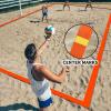 Beach Volleyball Boundary Lines | Reinforced, Reusable Sand Court Markers view 2