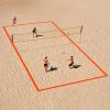 Beach Volleyball Boundary Lines | Reinforced, Reusable Sand Court Markers view 3