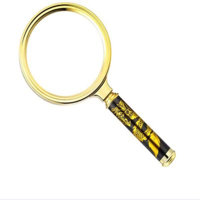 10X 60 mm Clear Handheld Magnifying Glass