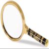 10X 60 mm Clear Handheld Magnifying Glass view 2