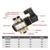 NVSFZGIYG 4V110-06 5-Way 2-Position Pneumatic Solenoid Valve, 1/8 in, DC 12 V, with 4 mm, 6 mm, and 8 mm Fittings (6 mm Fittings-03) view 4