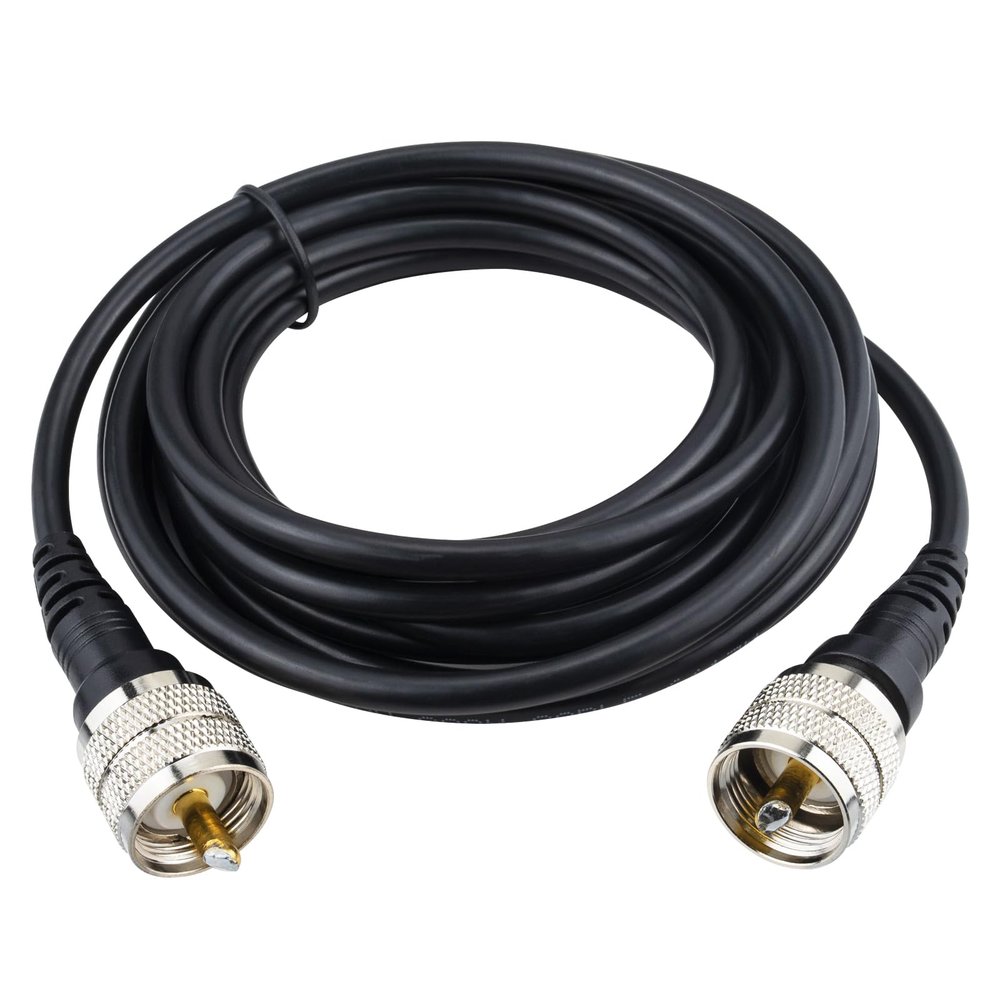 Boobrie 3 m UHF-to-UHF PL259 RG58 Coaxial CB Radio Extension Cable