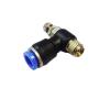 NVSFZGIYG 6-Piece SL Pneumatic Fitting, 1/8" 1/4" 3/8", Cylinder Throttle Valve Speed Controller Pressure Relief Valve Air Hose Connector Regulator (SL4-M5) view 3