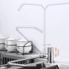 Kitchen Faucet Filter with Dual Water Outlet, Single Handle, Chrome Silver view 4