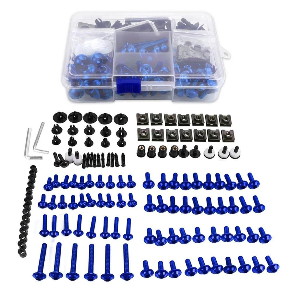 KJHOPY Motorcycle Fairing Screw Set for Suzuki GSXR600/GSXR750 2006–2010, Type B