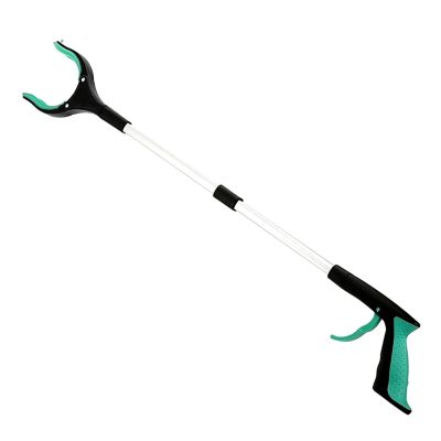 GIYXHU Reacher Grabber, 2-Pack, 81 cm Foldable Pickup Tool, Green