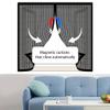 Magnetic Fly Screen for Windows 90 x 73 cm, No-Drill Insect Net, Easy Adhesive Installation, Black view 2