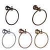 UZAMIRLEX Hanging Towel Holder, Round Wall-Mounted Towel Ring, Antique Classic Bathroom Accessory (Color 5) view 2