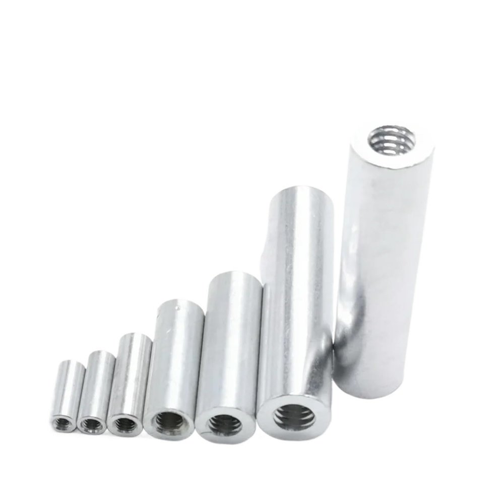 2–10-Piece Aluminum Spacers, M3–M6 Round Standoff Rods for RC Multirotors (65 mm, M4, 5 pcs)