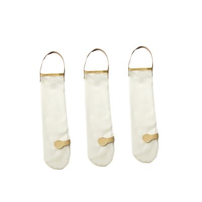 Kitchen Polyester Storage Mesh Bags, 3-Piece Set, Hanging Design