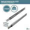 SOTOOLS 2 Pairs of Ball-Bearing Partial-Extension Drawer Slides, 310 mm, Max. 15 kg view 2