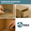 SOTOOLS 2 Pairs of Ball-Bearing Partial-Extension Drawer Slides, 310 mm, Max. 15 kg view 4