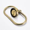 WEKONUMEX Black Round Wall-Mounted Towel Ring view 4