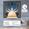 Magnetic Window Insect Screen, 97 x 60 cm, Black view 4
