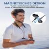 SOPPY Neckband Bluetooth 5.4 Wireless In-Ear Earbuds with ANC & ENC, IPX5, 35-Hour Playtime, Black view 3