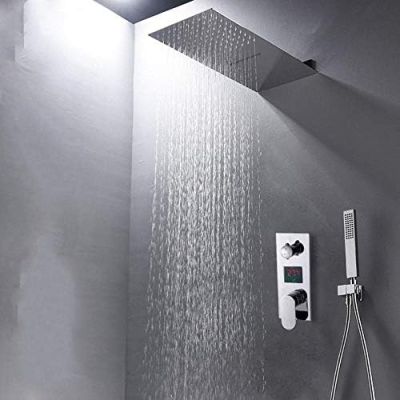 3-Function Digital Display Shower System, Chrome