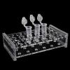 Transparent Centrifuge Tube Rack for 1.5 mL PCR Tubes, 100-Well, 11 mm Diameter view 1