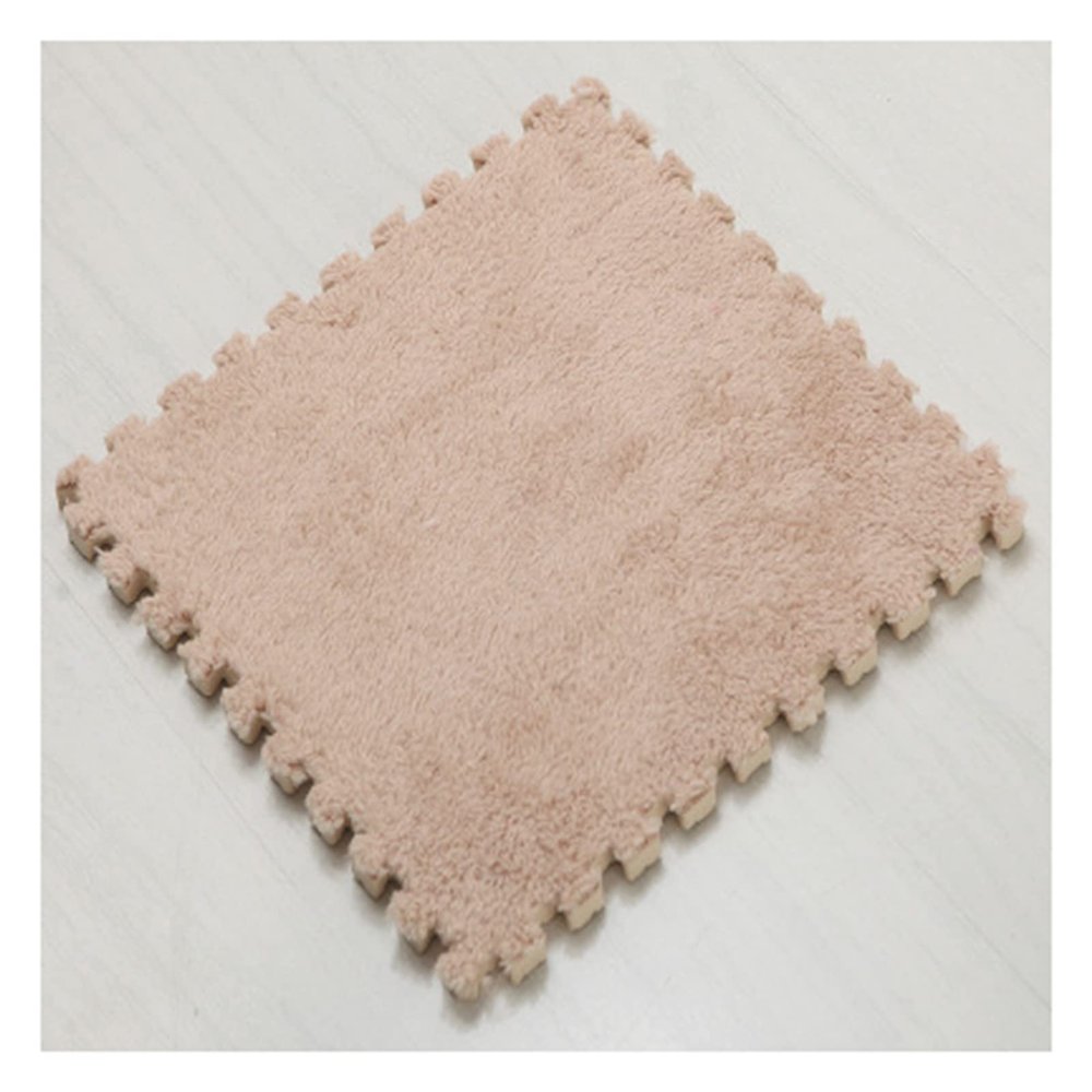 Soft Interlocking Plush Foam Floor Mat Set, 30 x 30 cm, 9 Tiles