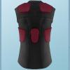 Soccer Chest Protector, Padded Rib Protection Compression Shirt with Back Protector view 4