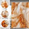 Hnmdmyi Orange Gold Abstract Marble Shower Curtain, 65 x 71 in view 4