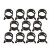 10-Piece M6–32 mm Spring Hose Clamps for Fuel, Oil, Water and Air Lines (M22) view 2