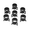 10-Piece M6–32 mm Spring Hose Clamps for Fuel, Oil, Water and Air Lines (M22) view 3