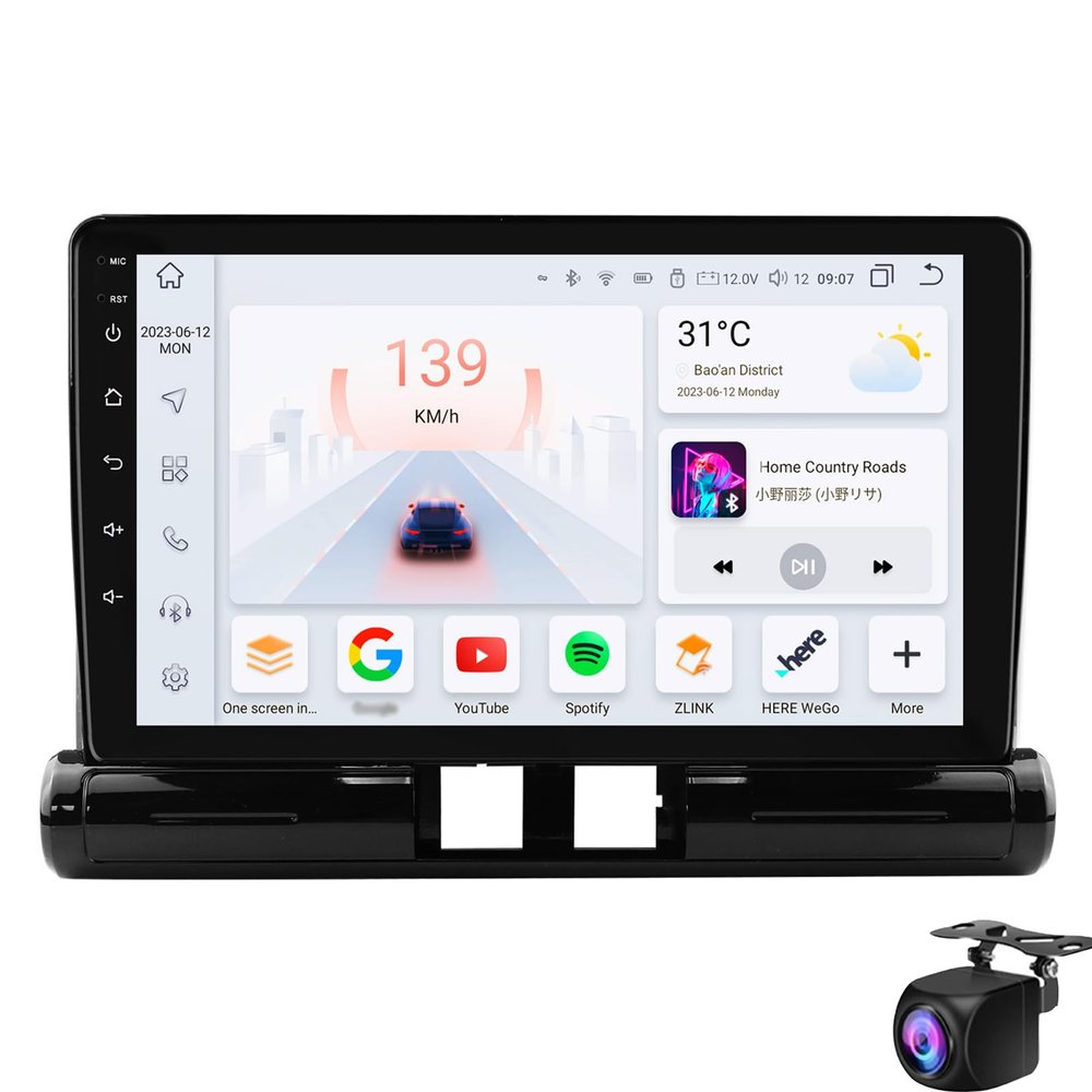 Car Radio for Citroën C3 Aircross 2017–2023, Android 14, Wireless CarPlay/Android Auto, 9-inch IPS, DSP, Wi-Fi, DAB, AHD Camera (M800S)