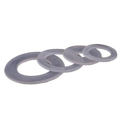 White Transparent Nylon Plastic Flat Washers, PE Insulating Spacers and Sealing Rings (M3.5 x 11 x 1.1 mm, 10 pcs)