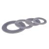 White Transparent Nylon Plastic Flat Washers, PE Insulating Spacers and Sealing Rings (M3.5 x 11 x 1.1 mm, 10 pcs) view 1