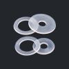 White Transparent Nylon Plastic Flat Washers, PE Insulating Spacers and Sealing Rings (M3.5 x 11 x 1.1 mm, 10 pcs) view 4