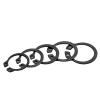 External Retaining Ring 3 mm 30 mm, Stainless Steel/Carbon Steel Circlip for Grooved Shafts, Pins and Bolts (Carbon Steel, M4, 50 pcs) view 1